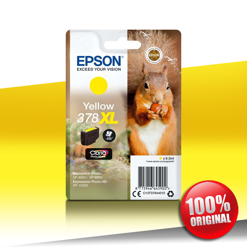 Tusz Epson 15000 XP (378XL) YELLOW 9,3ml