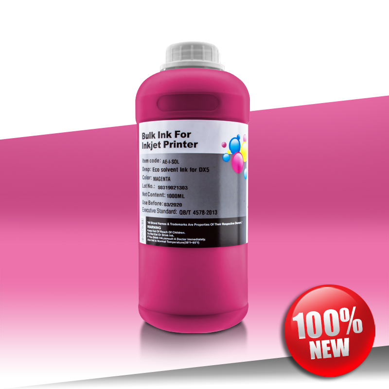 Atrament eco solwentowy Epson DX5/DX7 MAGENTA 1L 24inks