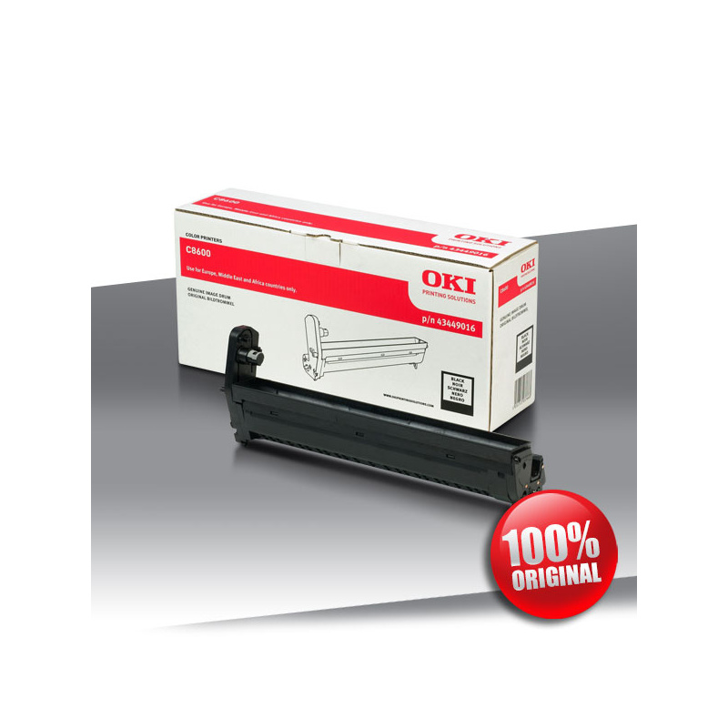 Bęben OKI 8600/8800 C BLACK Oryginalny 20K