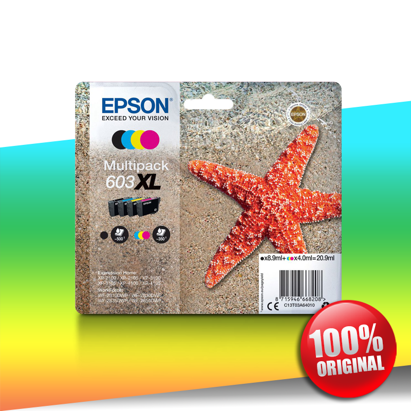 Tusz Epson 2100 XP (603XL) MULTIPACK 20,9ml