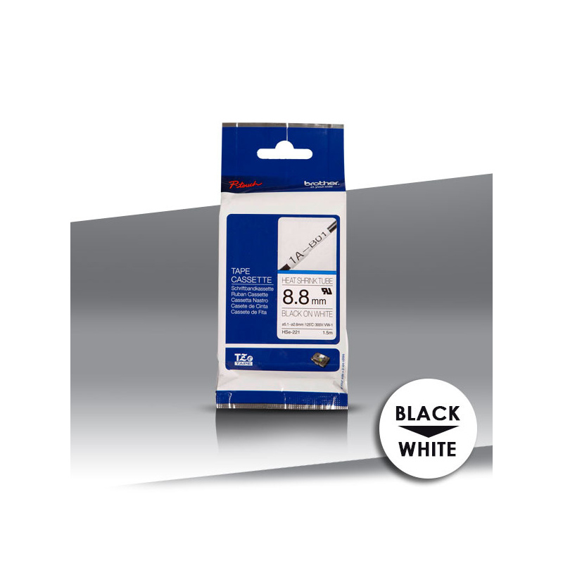 Rurka Brother HSe-221 BLACK on WHITE Oryginalna 8,8mm