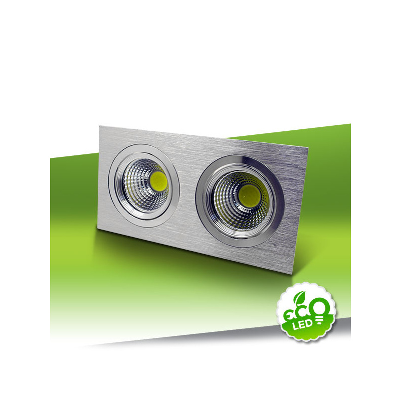 PANEL 2x15W KWADRAT BIAŁY /W150/H85/C115
