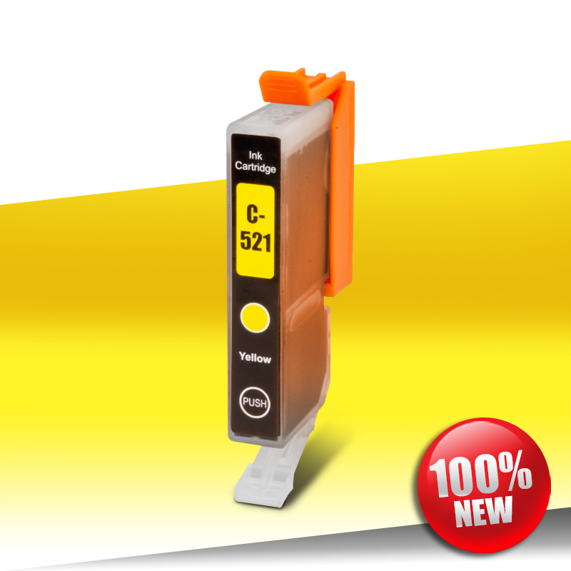 Tusz Canon 521 CLI (iP 4600) YELLOW 10,5ml eco