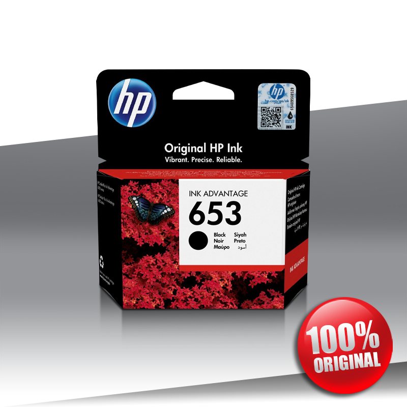 Tusz HP 653 BLACK 6ml