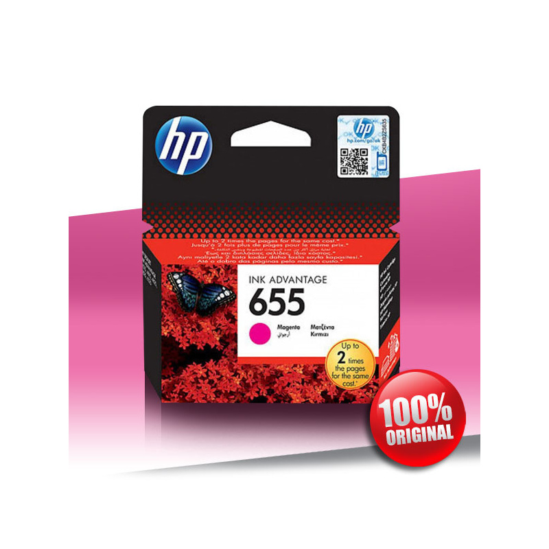 Tusz HP 655 MAGENTA 14ml