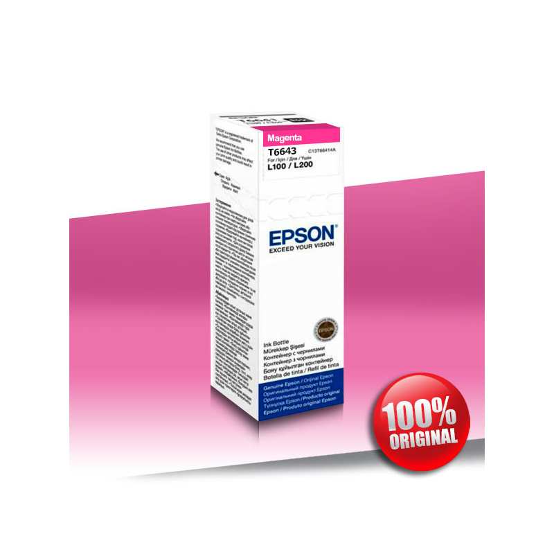 Tusz Epson 100 L (T6643) MAGENTA 70ml