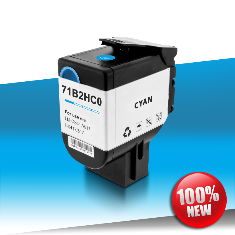 Toner Lexmark CS417/CX517 CYAN 3,5K 24inks