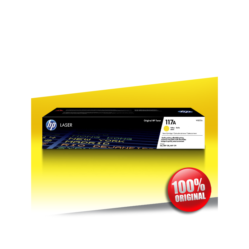 Toner HP 117A (150/179) CLJ YELLOW Oryginalny 0,7K