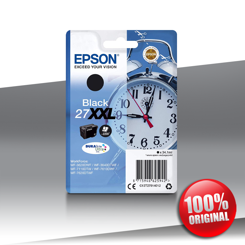 Tusz Epson 3620 WF XXL (T2791) BLACK 34.1ml