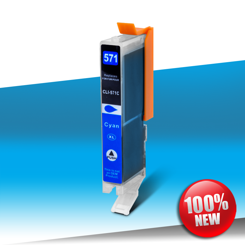 Tusz Canon 571 CLI XL (MG 5750) CYAN 13ml eco