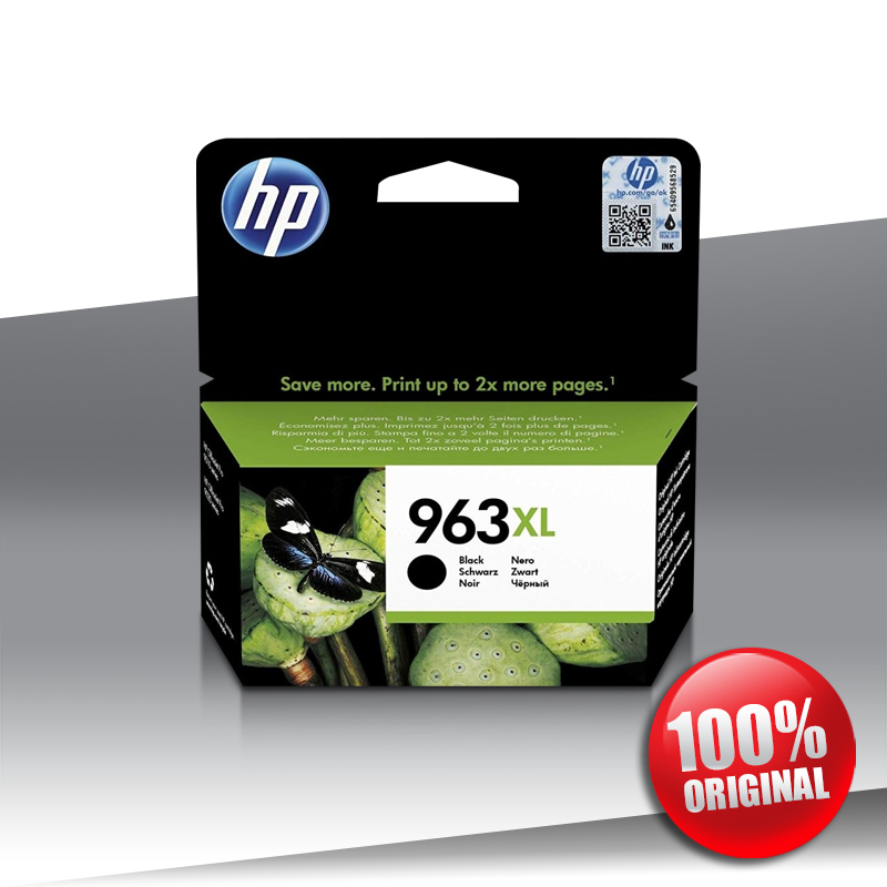 Tusz HP 963 XL BLACK 47,86ml