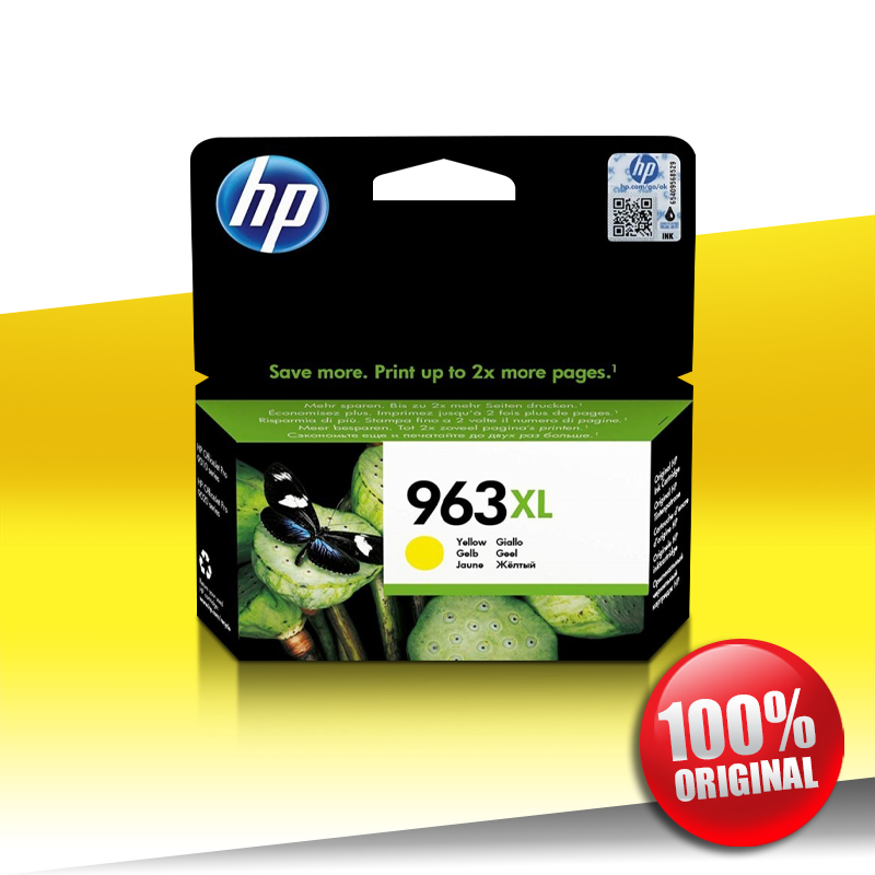 Tusz HP 963 XL YELLOW 22,92ml