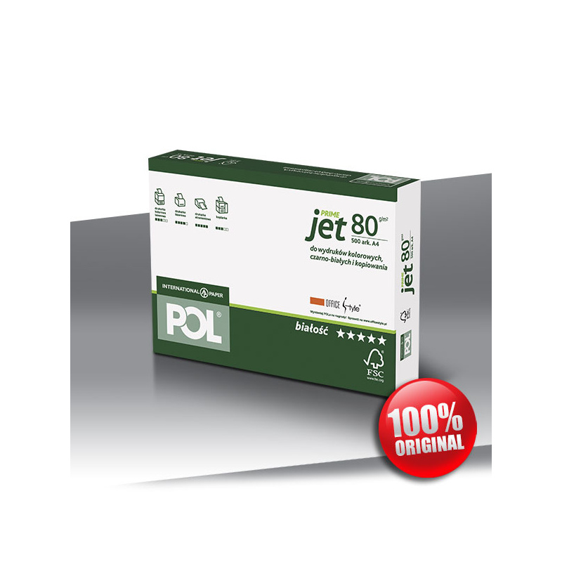 Papier POLJET 80gr ryza-500ark