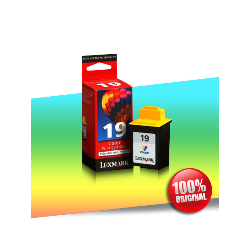 Tusz Lexmark 19 KOLOR 260str Tusz Lexmark 19 KOLOR 260str