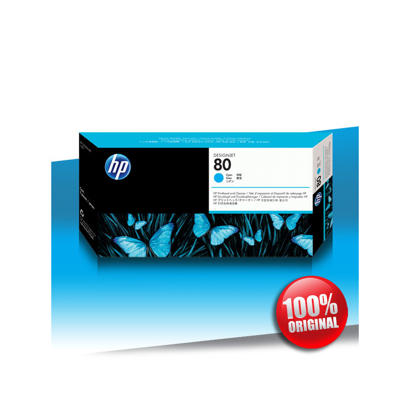 Tusz HP 80 CYAN 350ml