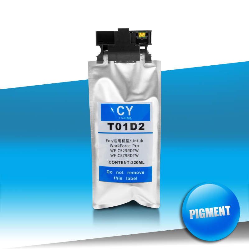 Tusz Epson 529 (T01D2) WF C CYAN PIGMENT XXL 220ml eco