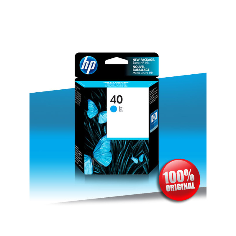 Tusz HP 40 CYAN 42ml