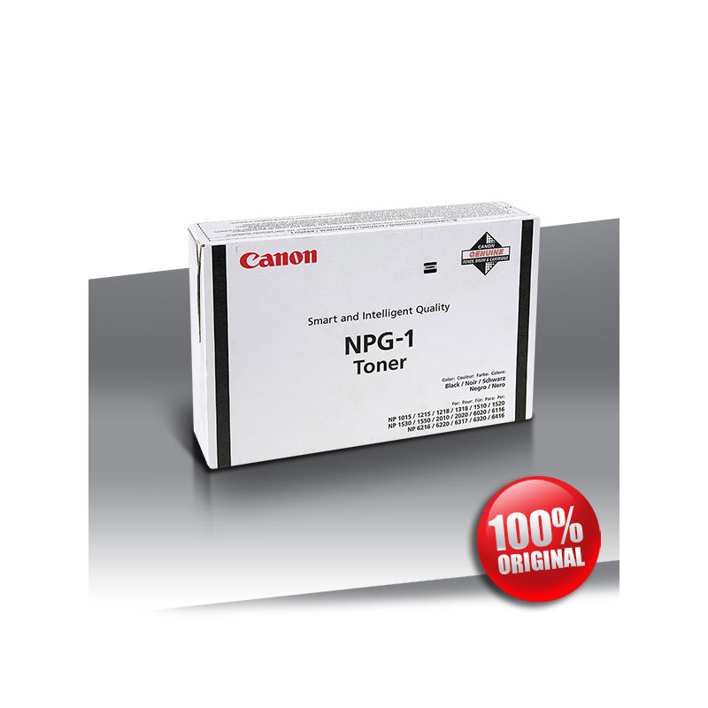 Toner Canon 1 NPG (NP1015/NP6318) BLACK Oryginalny 3750str Toner Canon 1 NPG (NP1015/NP6318) BLACK Oryginalny 3750str