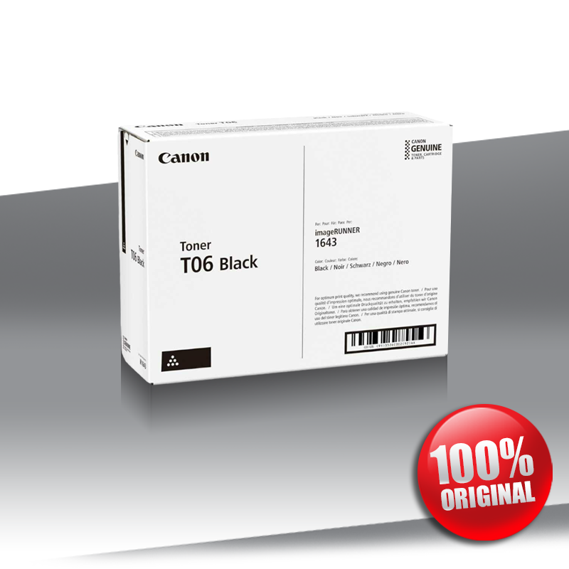 Toner Canon T06 (iR 1631/1643) BLACK Oryginalny 20,5K