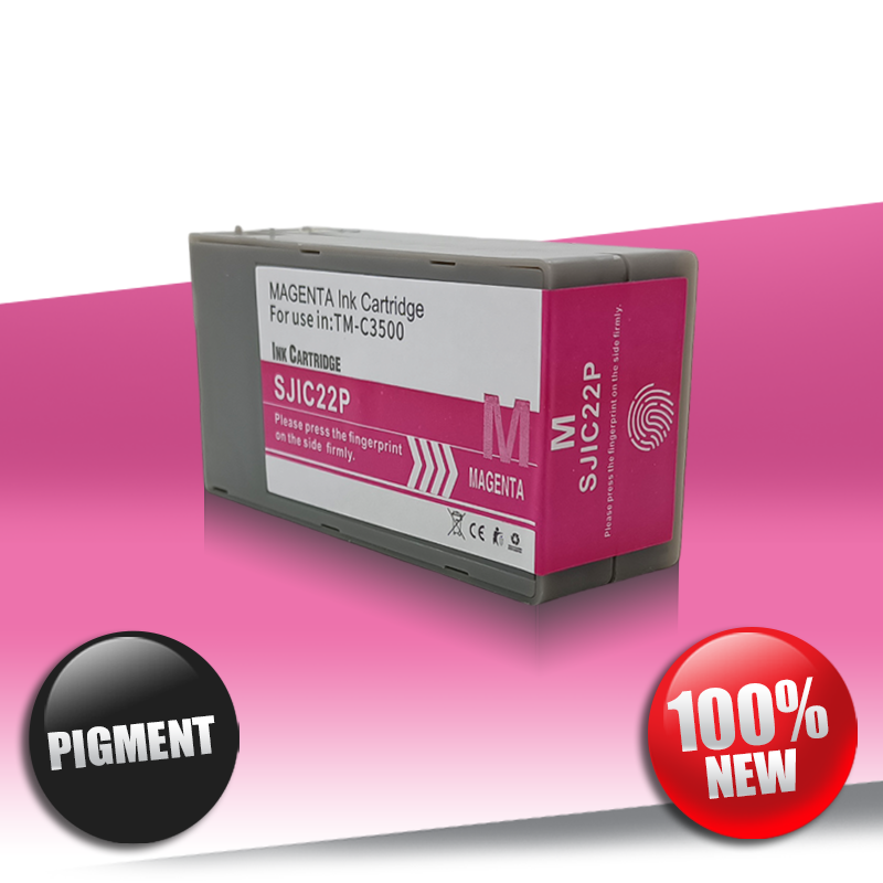Tusz Epson 3500 TM-C (SJIC22M) MAGENTA PIGMENT 30ml 24inks Tusz Epson 3500 TM-C (SJIC22M) MAGENTA PIGMENT 30ml 24inks