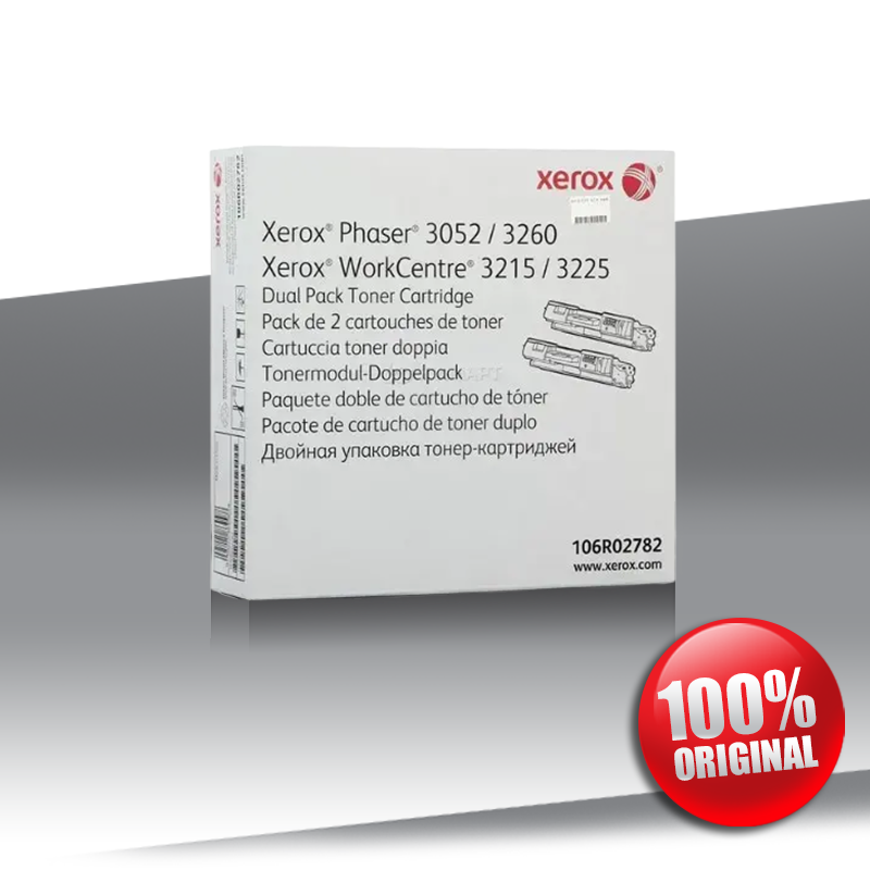 Toner Xerox 3052/3260 Phaser BLACK Oryginalny 2x3K Toner Xerox 3052/3260 Phaser BLACK Oryginalny 2x3K