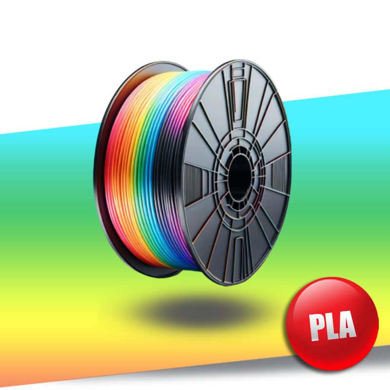 Filament PLA 1.75mm RAINBOW 1kg SUNLU