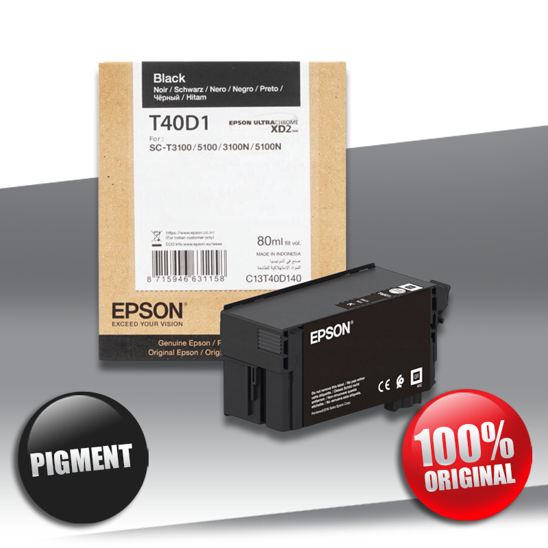 Tusz Epson T40D1 BLACK PIGMENT 80ml