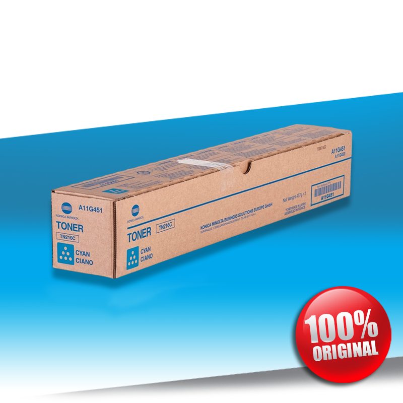 Toner Konica Minolta TN-216 CYAN Oryginalny 26K