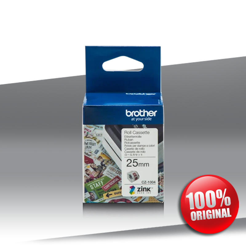 Taśma Brother CZ1004 Oryginalna 25mm x 5m